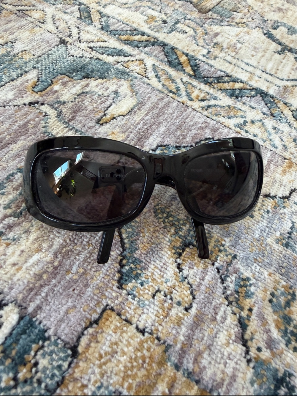 Fendi FS299R Studded Black Women's Sunglasses